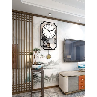 Đồng hồ treo tường trang trí phòng khách D464 sang trọng làm quà tặng tân gia nhà mới