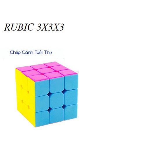 ĐỒ CHƠI RUBIK MIX 6 MÀU 3X3X3