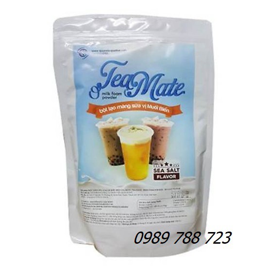 Bột muối biển tạo màng sữa gói 1kg - dùng làm kem chesse milkfoam