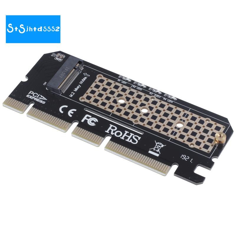 M.2 NVMe SSD NGFF to PCIE 3.0 X16 Adapter M Key Interface Card Suppor PCI Express 3.0 x4 2230-2280 Size m.2 Full Speed