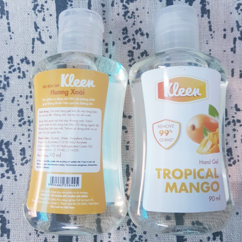 (4 MÙI) Gel rửa tay khô Kleen 90ml | BigBuy360 - bigbuy360.vn