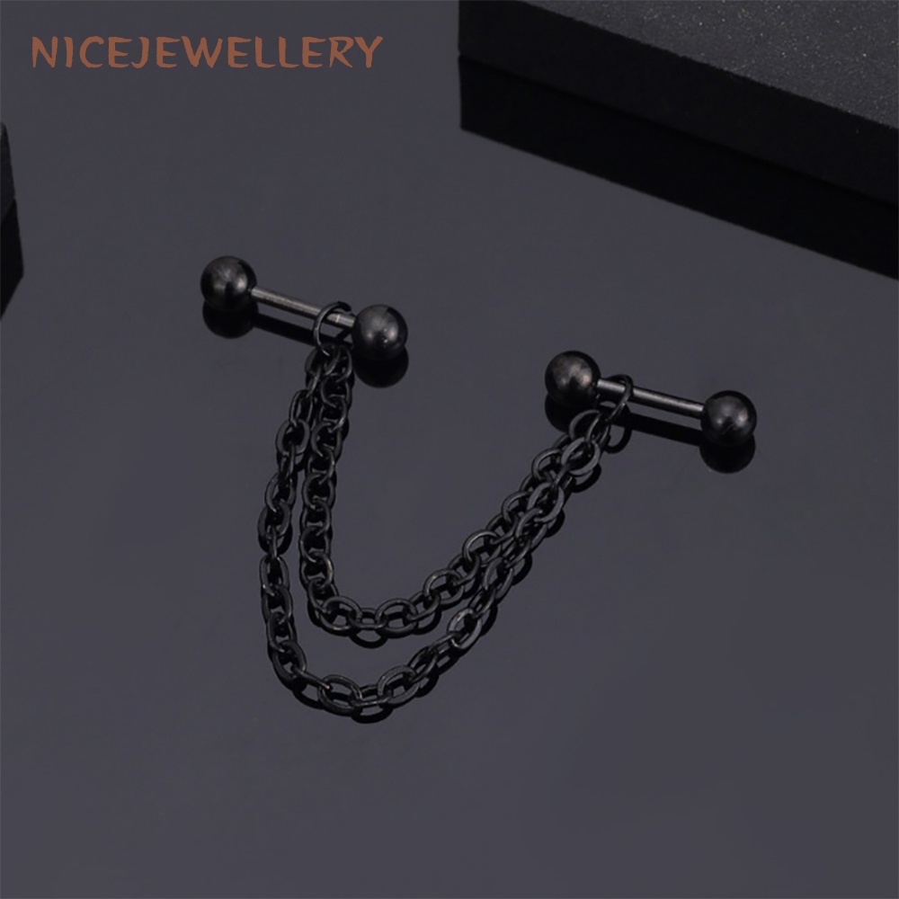 1 Khuyên Tai Kiểu Dàn Giáo Bằng Thép Không Gỉ