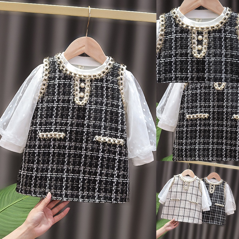 Set Áo Dài Tay + Quần Dài Cho Bé Gái