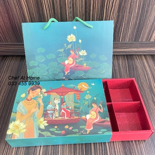 Combo 5 hộp tố nữ đựng 6 bánh trung thu 80-100gr
