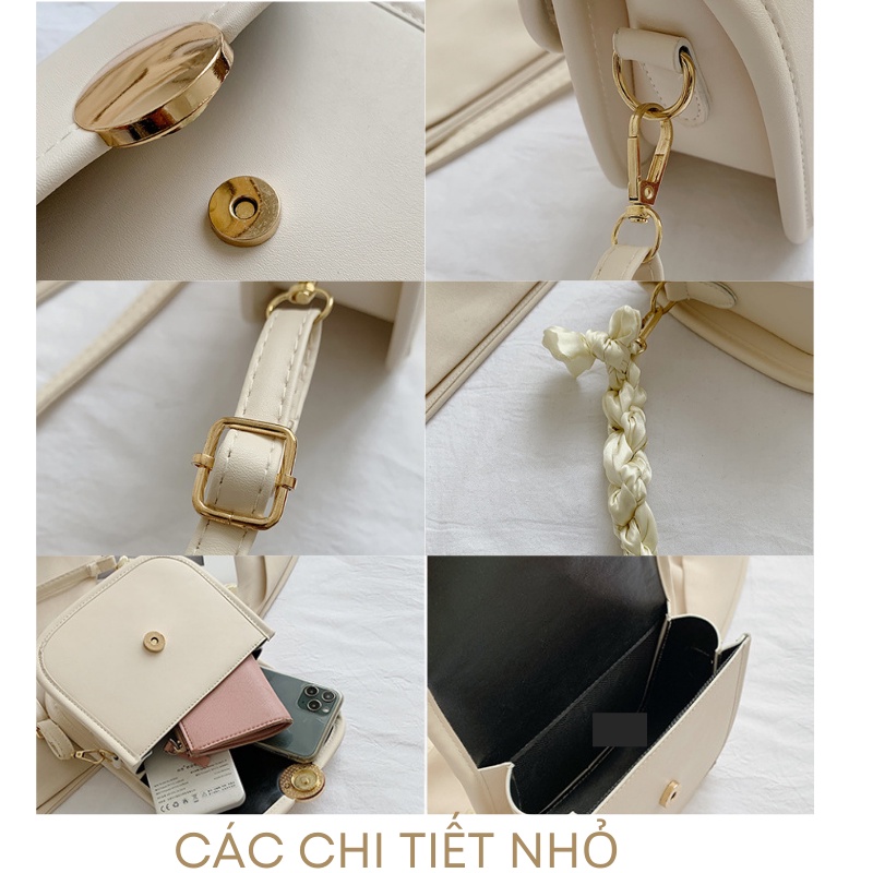 Túi xách nữ mini đẹp đeo chéo hot trend giá rẻ phong cách Hàn Quốc ROSASO TX35