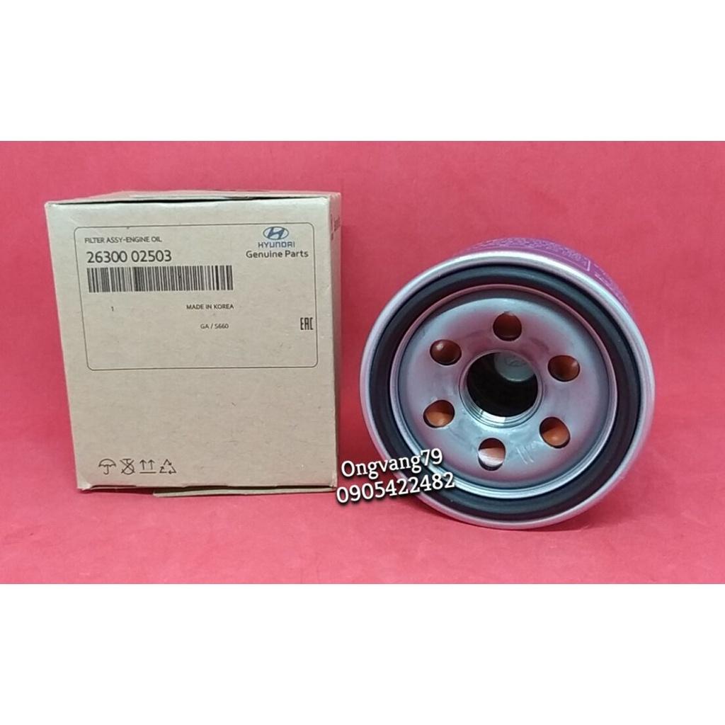 Lọc nhớt xe Accent 2018-2020, Kia Morning 2015-2018, Kia Soluto 2021-2022/ Mã số: 2630002503