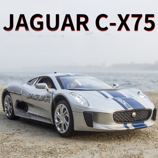 Mô hình siêu xe kim loại Jaguar C-X75 tỷ lệ 1:32