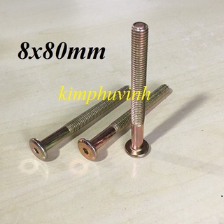 20 con - 8x80mm ốc lục giác chìm đầu dẹt - bulong lục giác chìm đầu dẹt