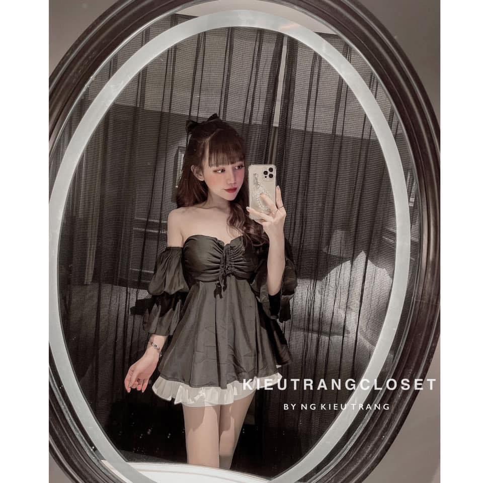 Đầm Trễ Vai Rút Dây Giữa D039 | BigBuy360 - bigbuy360.vn