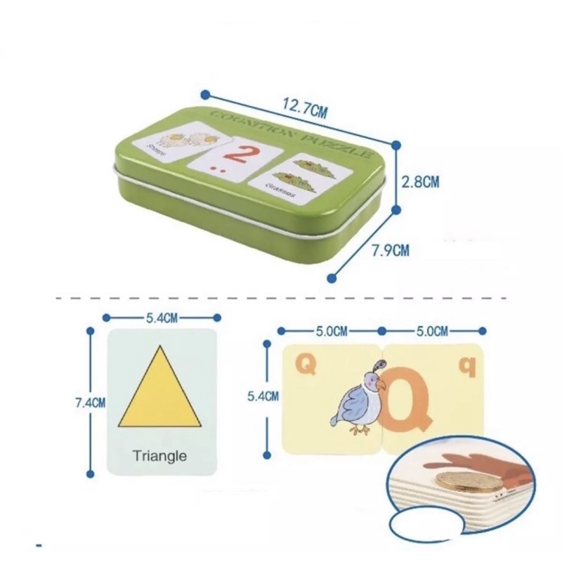 Hộp bộ học số đếm số lượng đẹp cho bé