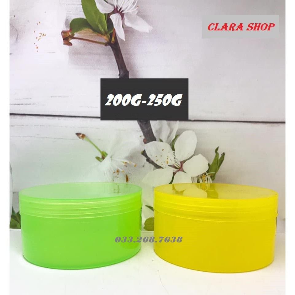 Hủ đựng mỹ phẩm nhựa dẻo 200g-250g