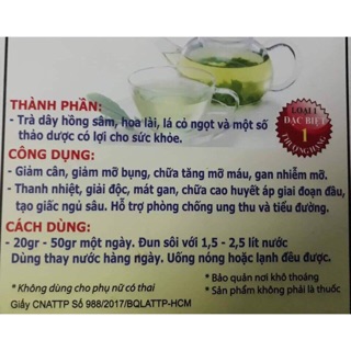 Trà Thảo mộc: Hồng Sâm Tâm Đức