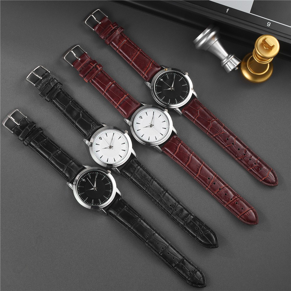 Đồng hồ cặp đôi nam nữ chính hãng D-ZINER DHD03 dây da màu nâu sang trọng giá rẻ