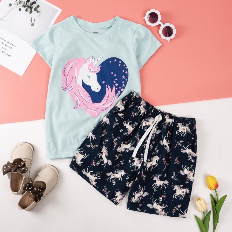 Bộ cotton bé gái size đại 18-45kg
