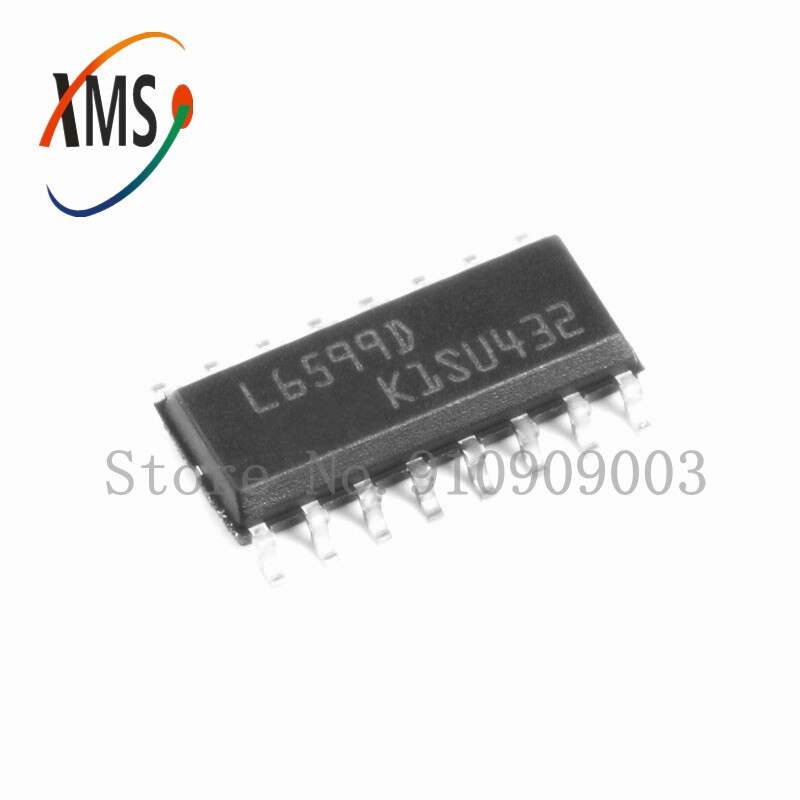 Set 5 linh kiện điện tử Ic L6599Dtr Sop16 L6599D L6599 Smd-16 Novo E