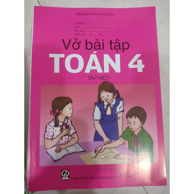 Vở bài tập toán lớp 4 tập 1