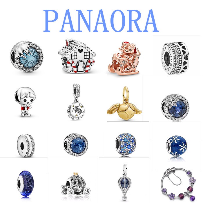 Dishy Pandora / Charm Pandora Bracelet Girl Silver Glass Bead Pendant Series Pumpkin Bracelet