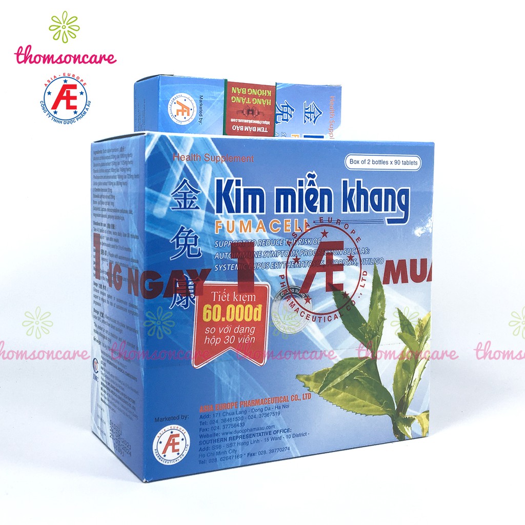 Kim miễn Khang Dạng lọ mẫu mới tiết kiệm hơn, hỗ trợ giảm vảy nến từ thảo dược