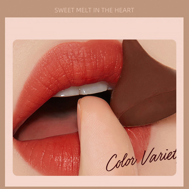 (Hàng Mới Về) Son Môi Kết Cấu Nhung Lì Chống Thấm Nước Và Mồ Hôi | BigBuy360 - bigbuy360.vn