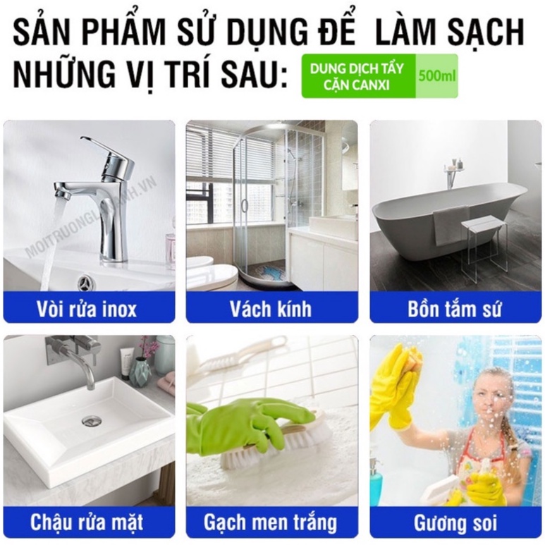 [Mã LTP50 giảm 50000 đơn 150000] Dung dịch tẩy cặn canxi, ố mốc kính nhà tắm Funjin chính hãng | Bán rẻ xin 5 sao