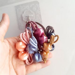  Cột tóc 2 vòng hình trái khế