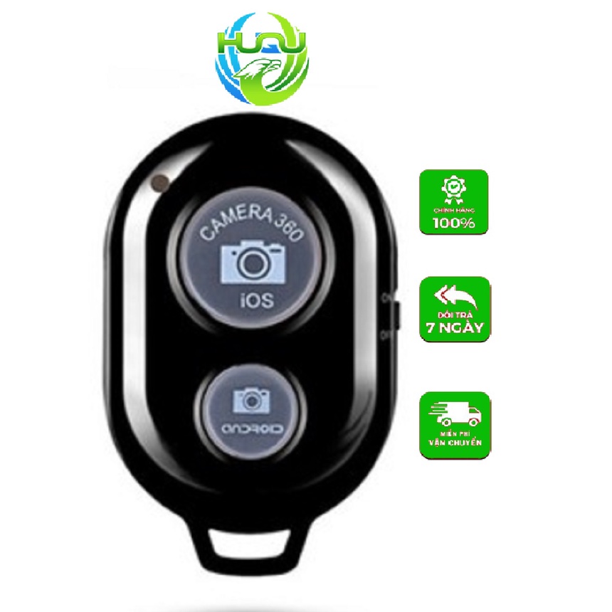 Điều Khiển Chụp Ảnh Bluetooth Huqu HQ-01 Từ Xa Tiện Lợi Cho Việc Quay Phim, Chụp Ảnh Selfie.