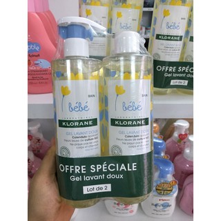 Sữa Tắm Gội Em Bé Klorane Bebe