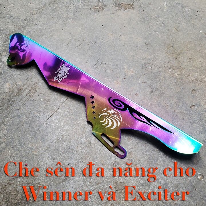 CHE SÊN | CHE CATTE ĐA NĂNG INOX XI TITAN CHO XE WINNER , EXCITER