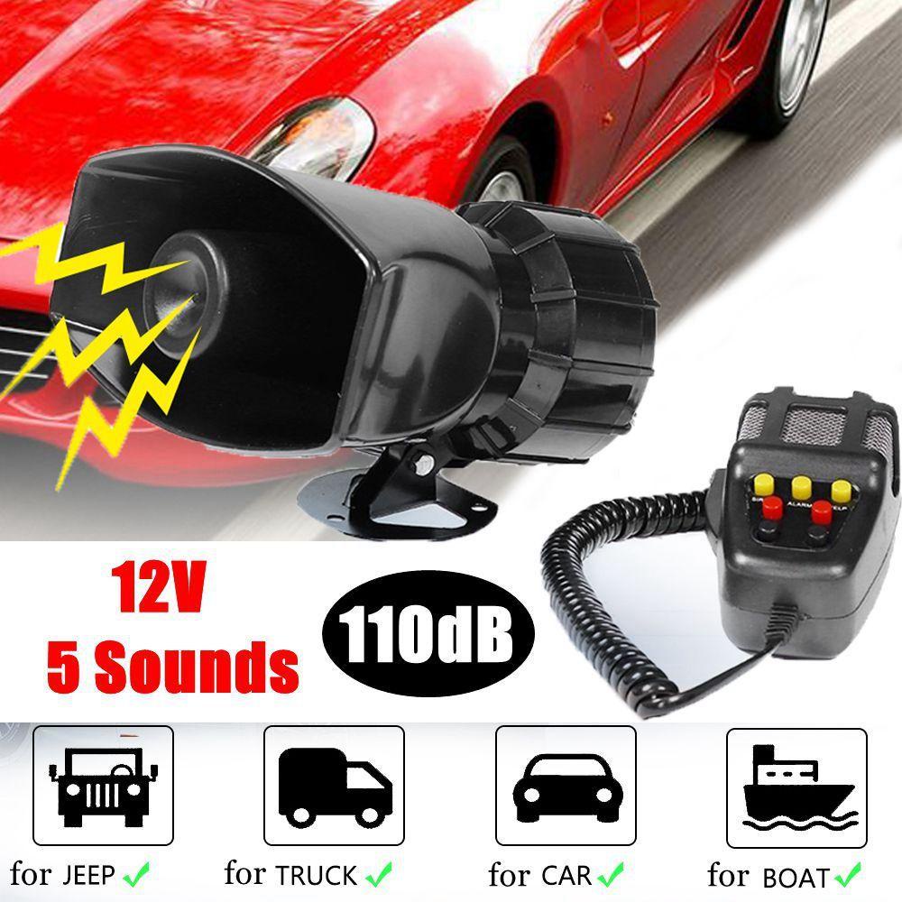 ESPO Loa Khuếch Đại Âm Thanh Khẩn Cấp 5 Âm Thanh 12V Chuyên Dụng Cho Xe Hơi