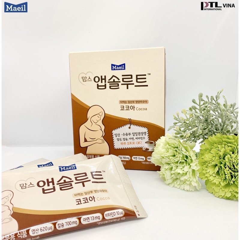 Sữa dành cho bà bầu MAEIL Hàn Quốc vị cacao
