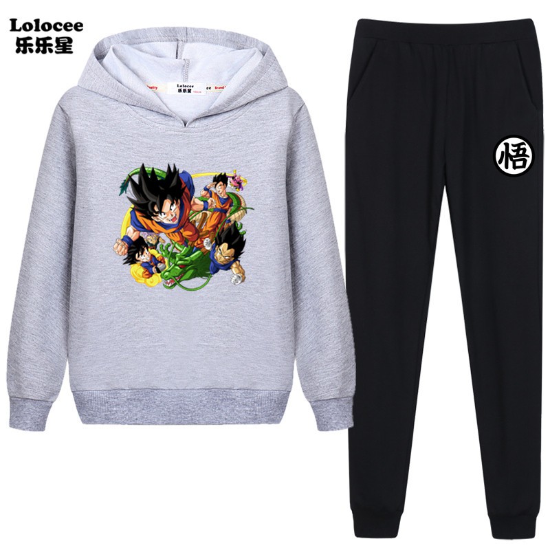 DRAGON BALL Bộ Đồ Thể Thao 2020 Phong Cách Nhật Bản Cho Bé Trai