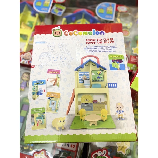 Bộ đồ chơi nhà gấp gọn CoComelon Pop n' Play House Mỹ cho bé bay air