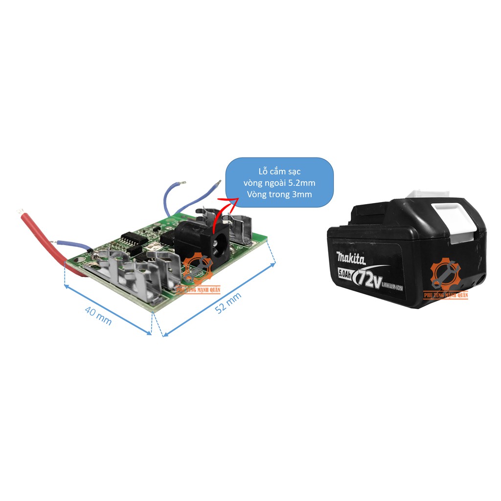 Mạch pin 10 cell MAKITAA