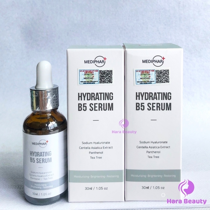 Serum Serum B5 Mediphar cấp ẩm PHỤC HỒI trắng sáng da mờ thâm sạm nám chống lão hóa da ( HÀNG CHÍNH HÃNG )