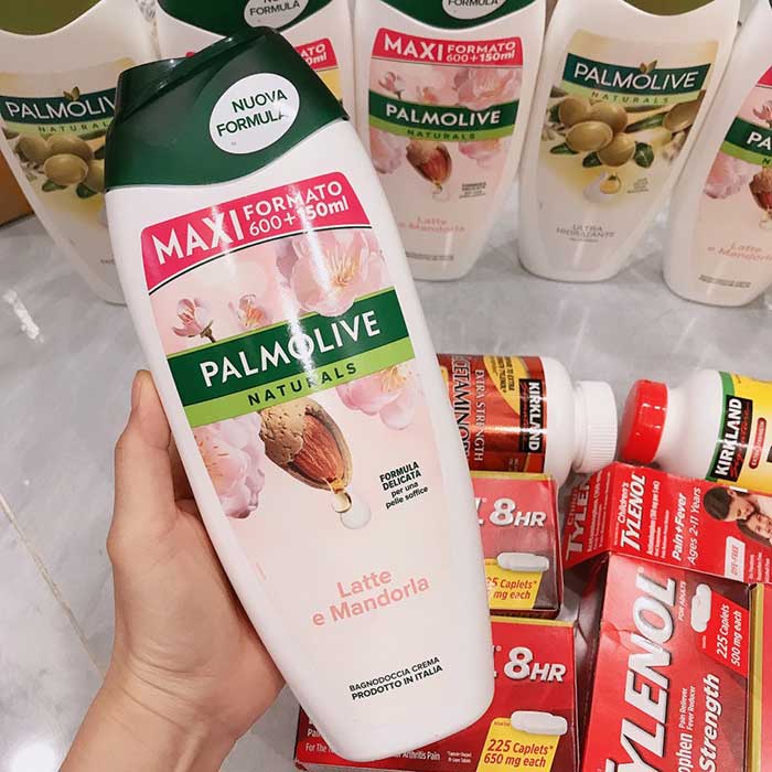 Sữa Tắm Palmolive Naturals nội địa Đức chiết xuất thiên nhiên dưỡng ẩm da 750ml Linh Giang chính hãng