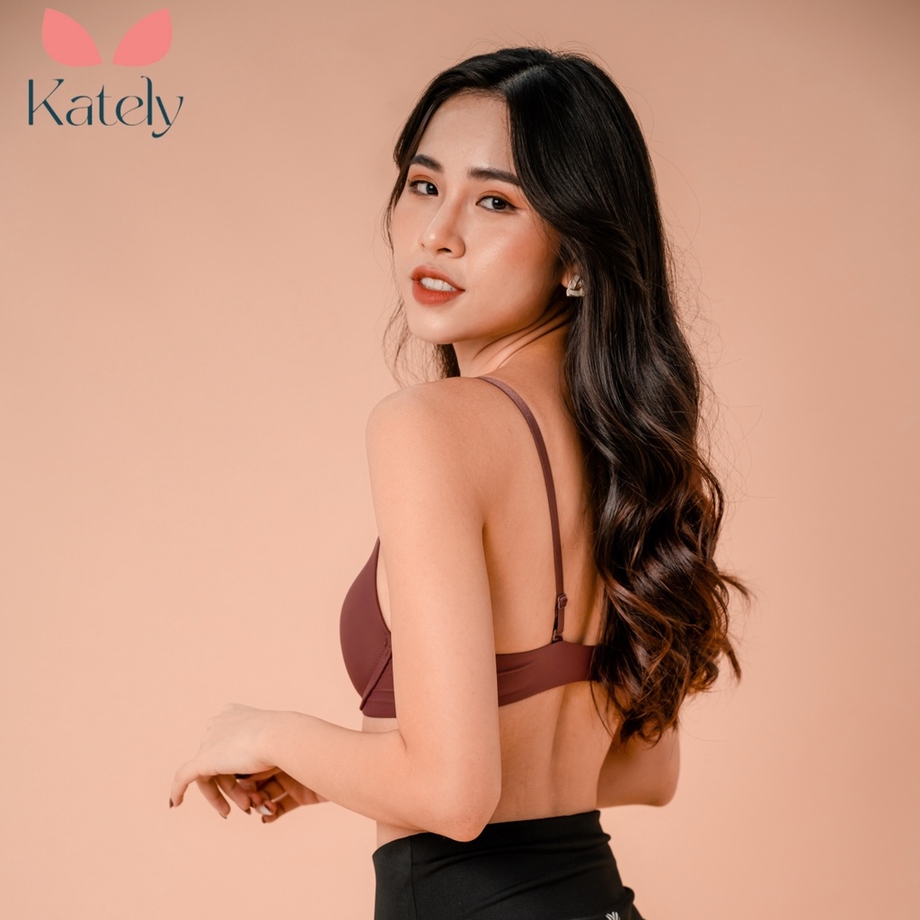 Áo lót nữ Kately trơn không gọng, ôm khuôn ngực, tôn vòng 1 gợi cảm quyến rũ, có cỡ big size mã AL004 | BigBuy360 - bigbuy360.vn