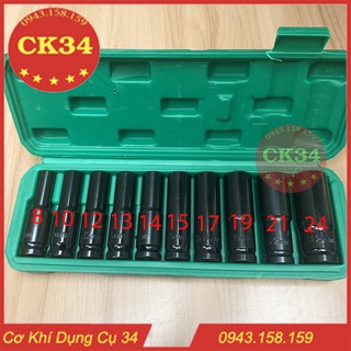 Bộ vặn khẩu, Bộ khẩu mở ốc cho máy bulong 8 - 24mm