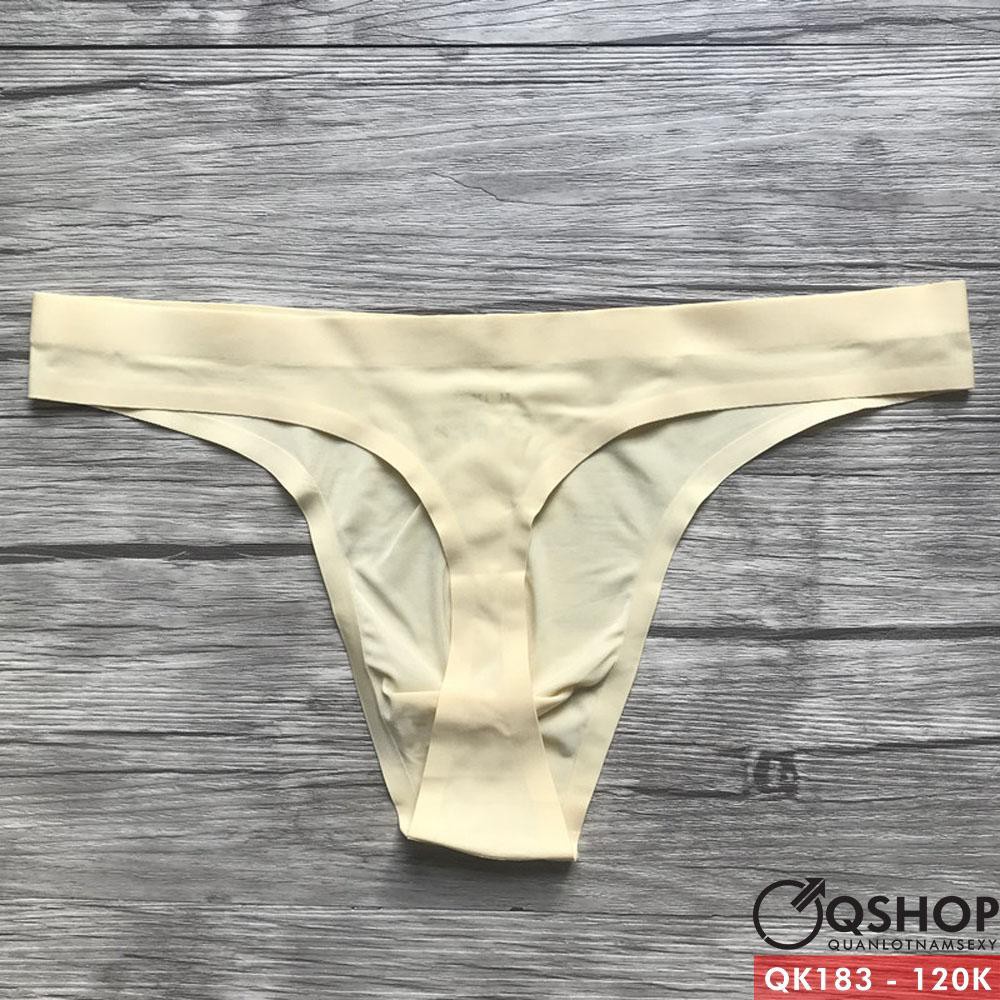 QUẦN LỌT KHE NAM SU LỤA MỎNG MỀM MÁT QSHOP QK183