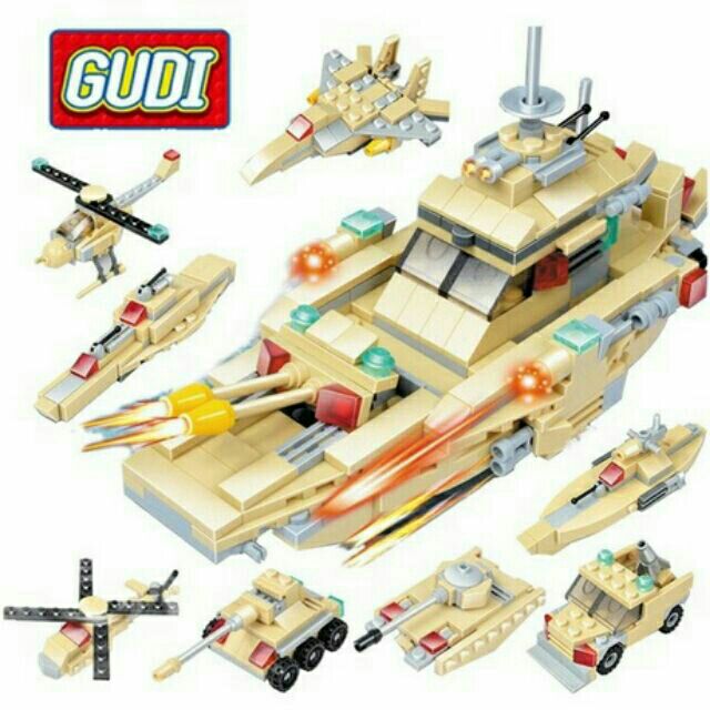 Lego 8 in 1 Gudi - mô hình tàu thủy