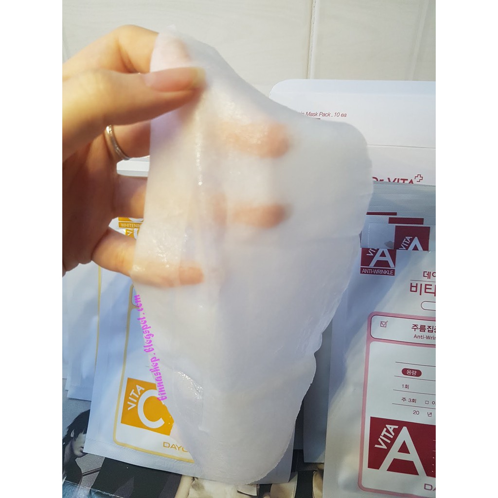 MẶT NẠ DƯỠNG TRẮNG CHỐNG LÃO HÓA DAYCELL DR.VITA VITAMIN MASK