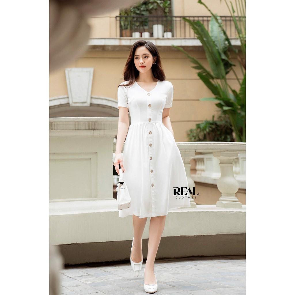 Đầm Paris trắng_REAL