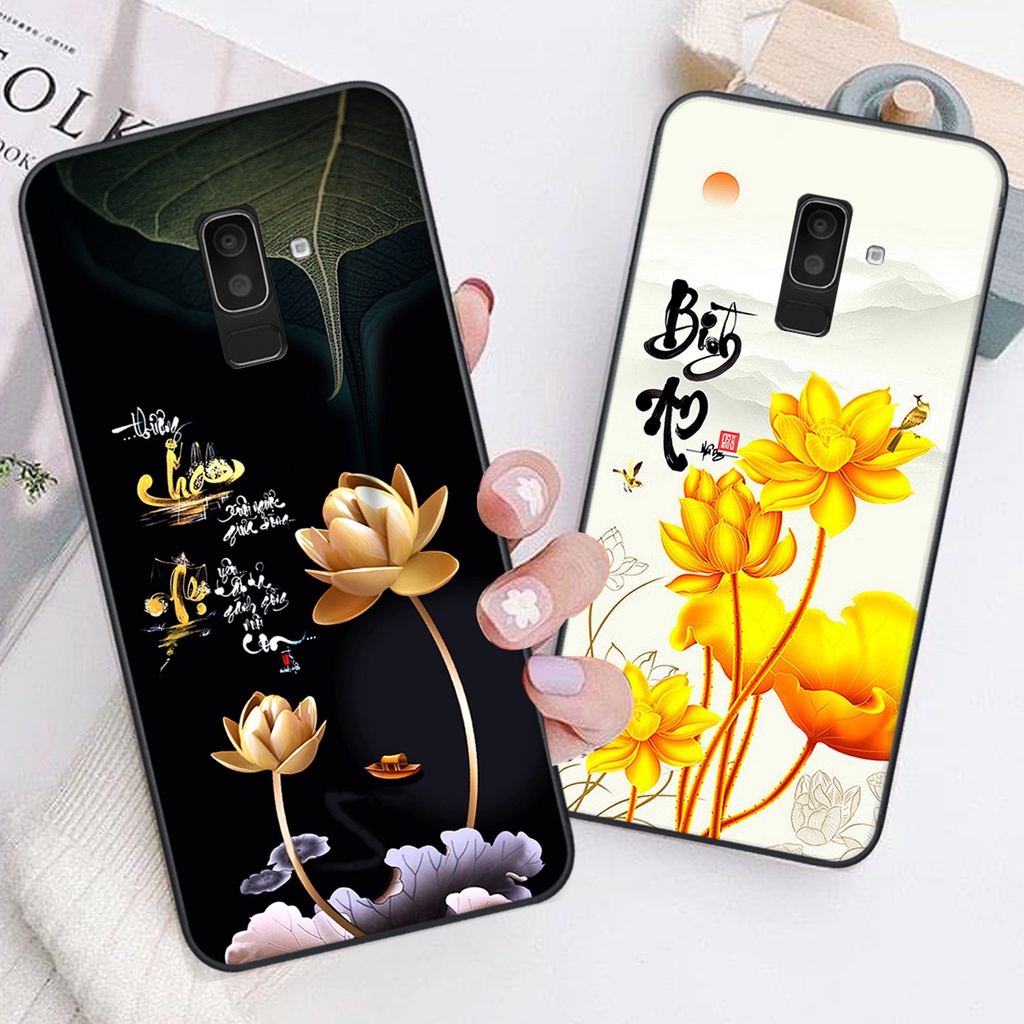 Ốp lưng Samsung Galaxy A6 PLUS / J8 in hình chữ tài chữ lộc, Cha Mẹ, bình an SIÊU ĐẸP