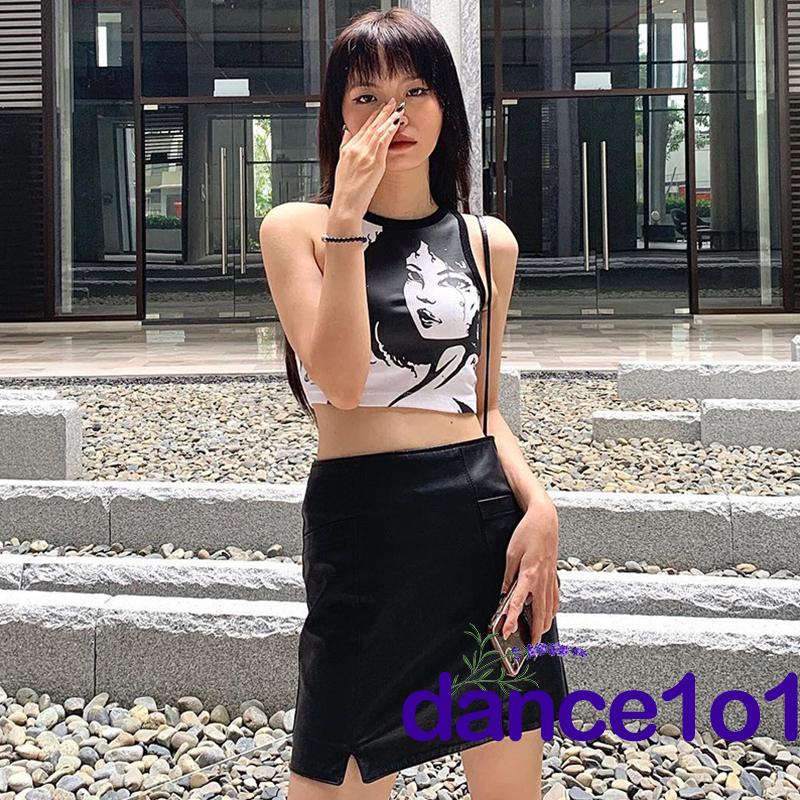 Áo Tank Top Ôm In Hình Chân Dung 1O1- Thời Trang Nữ