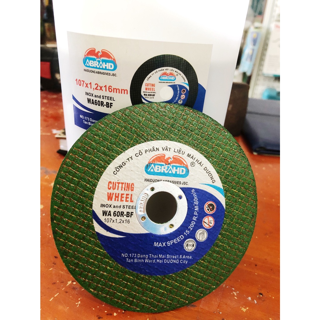 Đá cắt 100mm ABRAHD HẢI DƯƠNG