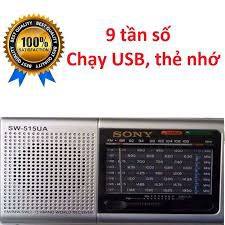 Đài radio chất lượng, đài SW 515 bắt FM & AM sóng cực khỏe có cổng USB thẻ &tặng ...