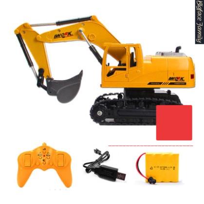 Ô Tô đồ chơi Đồ chơi trẻ em máy xúc điều khiển từ xa 2.4G Loạt xe kỹ thuật