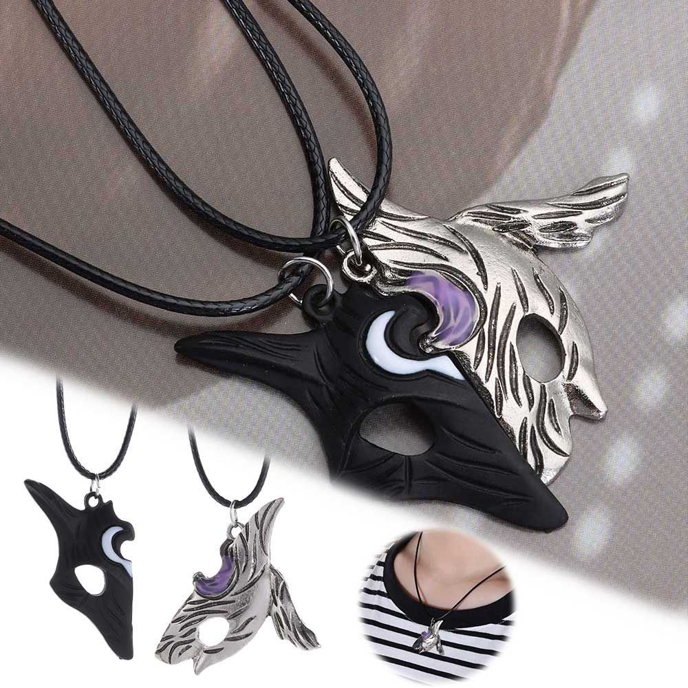 Set 2 vòng cổ mặt hình mảnh ghép Kindred độc đáo cho cặp đôi