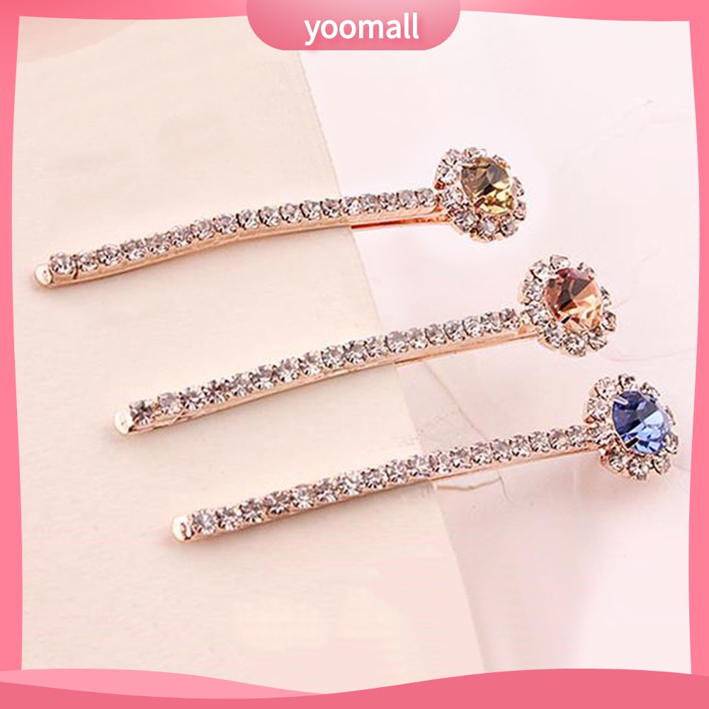 Kẹp Tóc Hình Hoa Hướng Dương Đính Kim Cương Giả Hợp Thời Trang