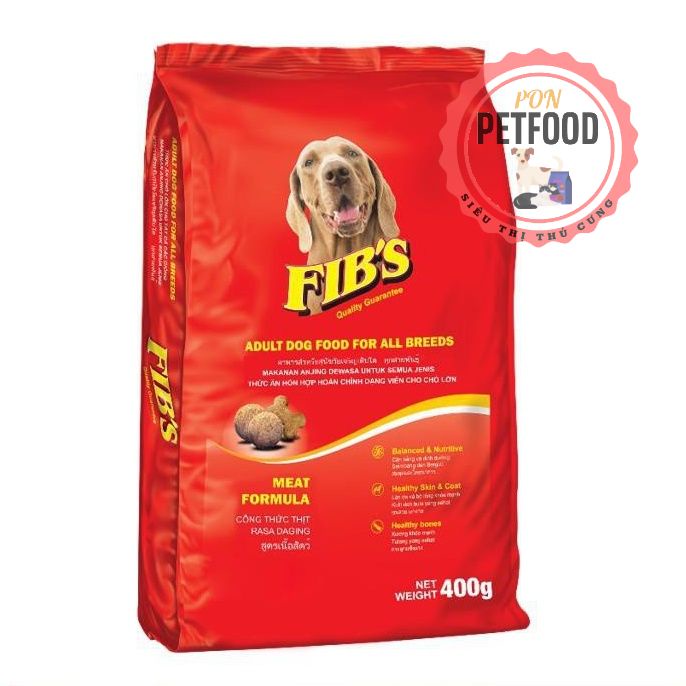 Thức ăn cho chó trưởng thành Ganador Fib's 400 gram