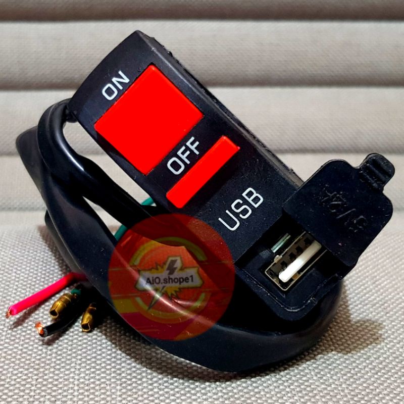 Công Tắc đèn trợ sáng ( có cổng xạc USB)
